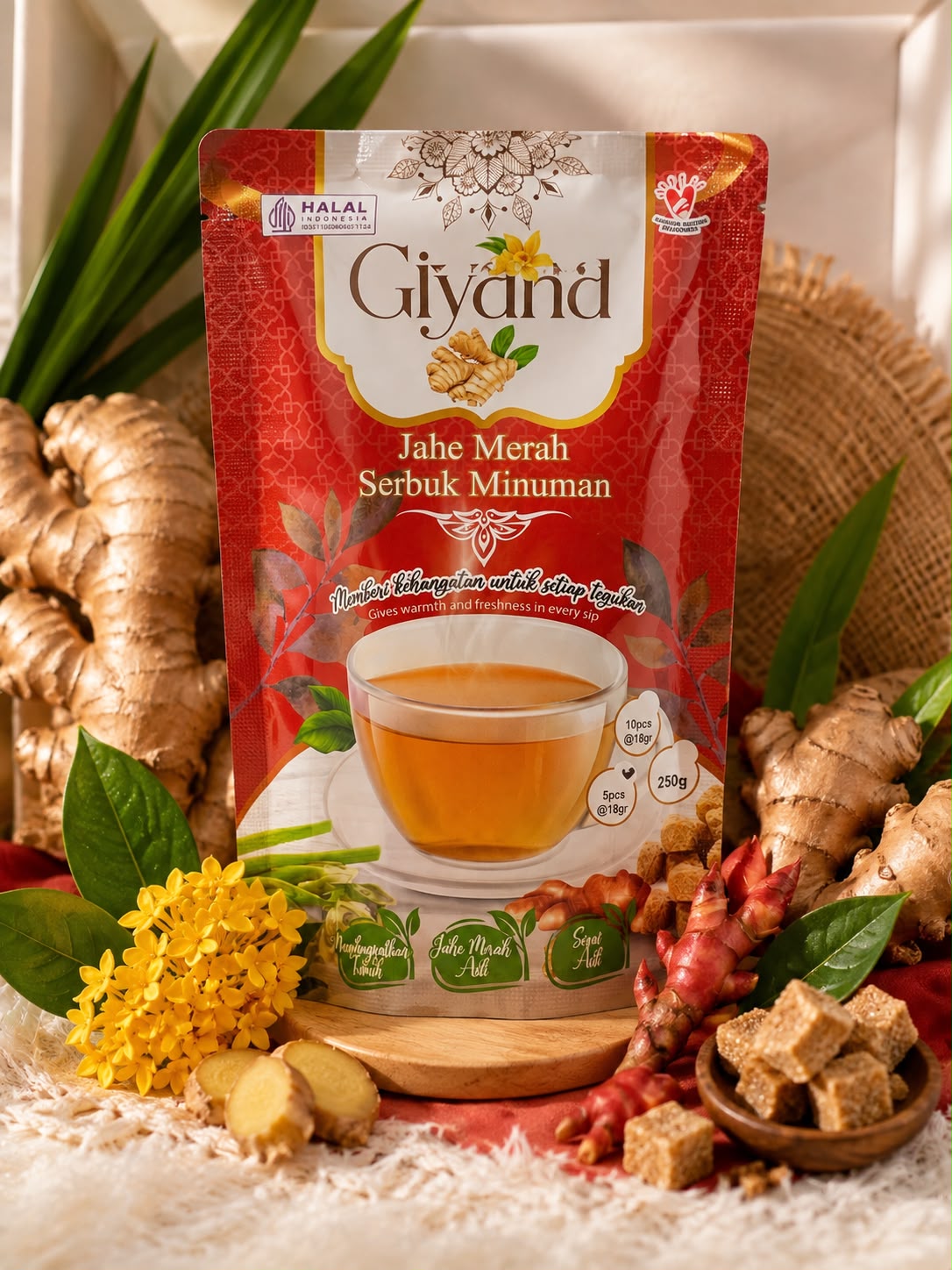 Jahe Merah Serbuk Minuman