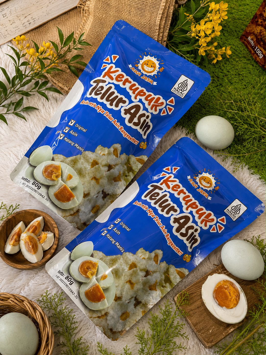 Krupuk Telor Asin