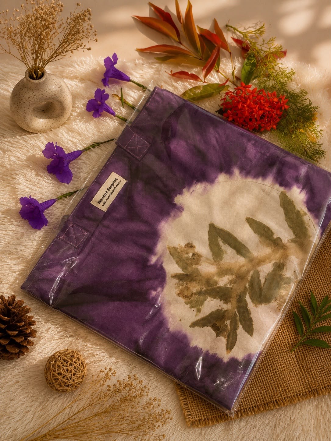 Totebag Mentari Ecoprint
